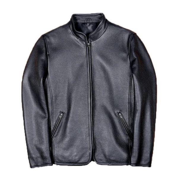 men's leather & faux 2021 black genuine jacket men casual style plus size 4xl stand collar real natural cowhide autumn slim fit coat
men's leather & faux 2021 black genuine jacket men casual style plus size 4xl stand collar real natural cowhide autumn slim fit coat
