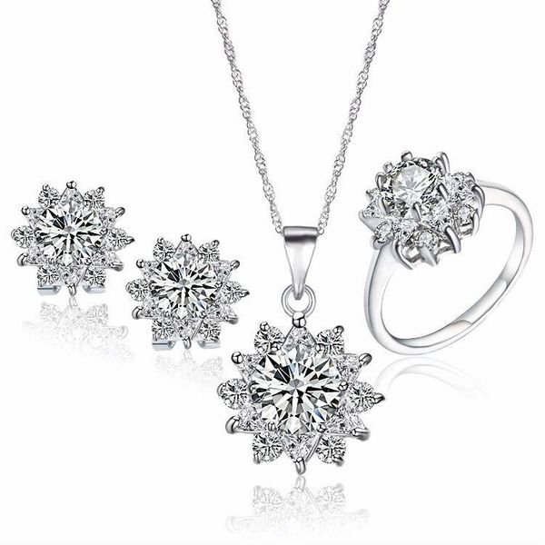 earrings & necklace luxury handmade crystal jewelry set for women colar brincos stud earring ring pendant wedding accessories 10t0043, Silver
earrings & necklace luxury handmade crystal jewelry set for women colar brincos stud earring ring pendant wedding accessories 10t0043, Silver