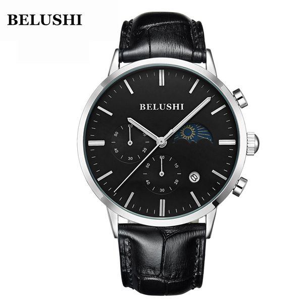 belushi mens watches reloj 42mm 526 quartz watch leather strap luminous waterproof wristwatch multifunctional business, Slivery;brown
belushi mens watches reloj 42mm 526 quartz watch leather strap luminous waterproof wristwatch multifunctional business, Slivery;brown