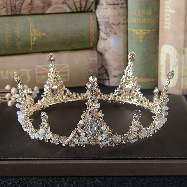 shallow jin bai drill crystals wedding tiaras and crowns bridal tiaras accessories full small pearls bridal tiaras crowns hg859, Slivery;golden
shallow jin bai drill crystals wedding tiaras and crowns bridal tiaras accessories full small pearls bridal tiaras crowns hg859, Slivery;golden