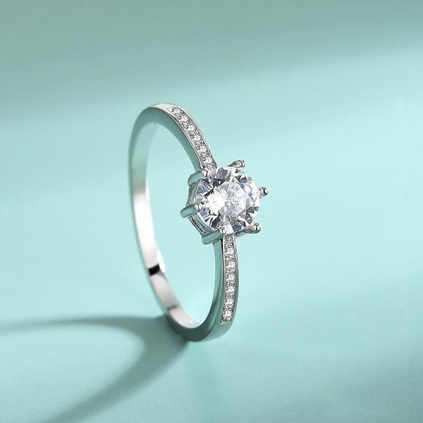 cluster rings s925 sterling silver six claw simulation diamond ring female 1 moissanite couple proposal personalized birthday gift, Golden;silver
cluster rings s925 sterling silver six claw simulation diamond ring female 1 moissanite couple proposal personalized birthday gift, Golden;silver