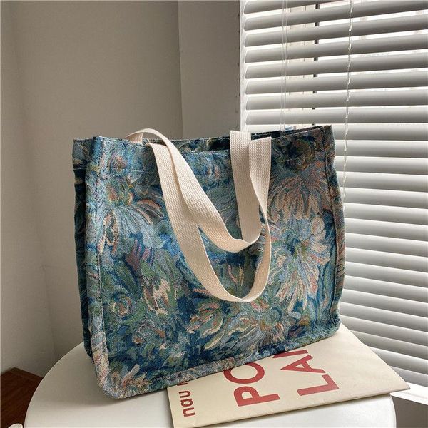 waist bags korean version large capacity tote bag women's 2021 artistic oil painting printing handbag college students' hand
waist bags korean version large capacity tote bag women's 2021 artistic oil painting printing handbag college students' hand