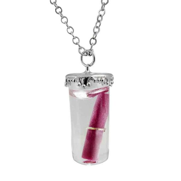 crystal bookmark necklace lovers letter pendant jewelry cute girl wishing bottle necklaces, Silver
crystal bookmark necklace lovers letter pendant jewelry cute girl wishing bottle necklaces, Silver