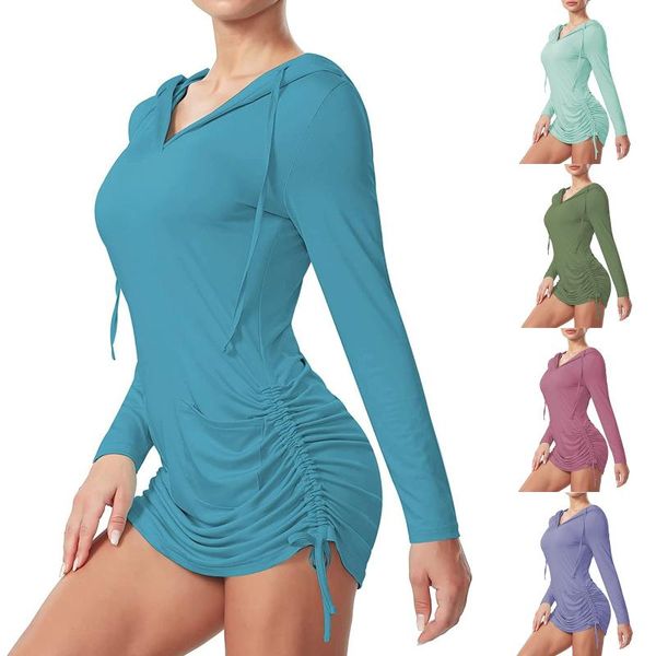 casual dresses 2021 summer women slim fashion womens round neck color with hood long sleeve sunscreen dress hoodies solid, Black;gray
casual dresses 2021 summer women slim fashion womens round neck color with hood long sleeve sunscreen dress hoodies solid, Black;gray