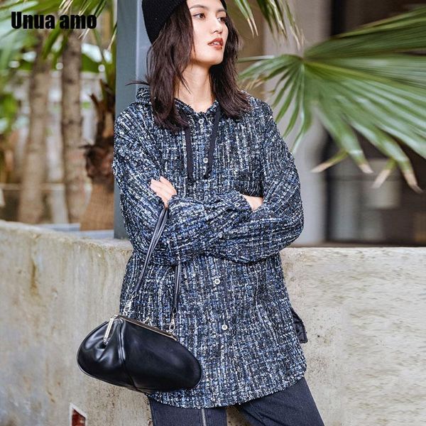women's jackets unua amo women tweed spring autumn fashion loose single breasted hooded overcoat streetwear female striped coats, Black;brown
women's jackets unua amo women tweed spring autumn fashion loose single breasted hooded overcoat streetwear female striped coats, Black;brown