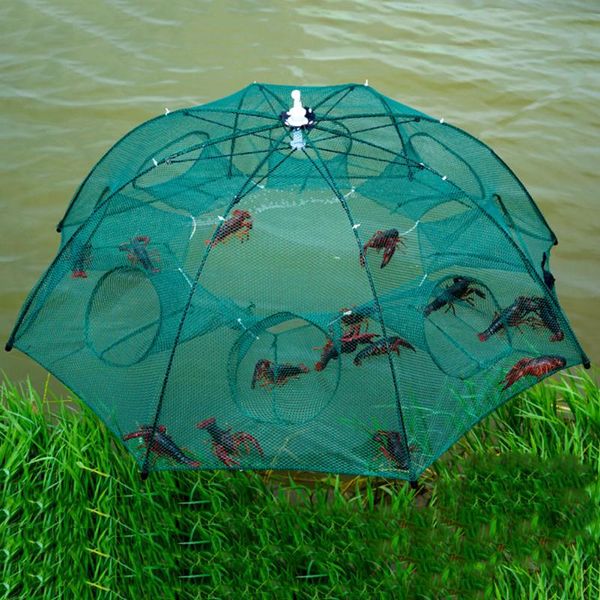 fishing accessories strengthened 4-10 holes automatic net shrimp cage nylon foldable crab fish trap cast folding network
fishing accessories strengthened 4-10 holes automatic net shrimp cage nylon foldable crab fish trap cast folding network