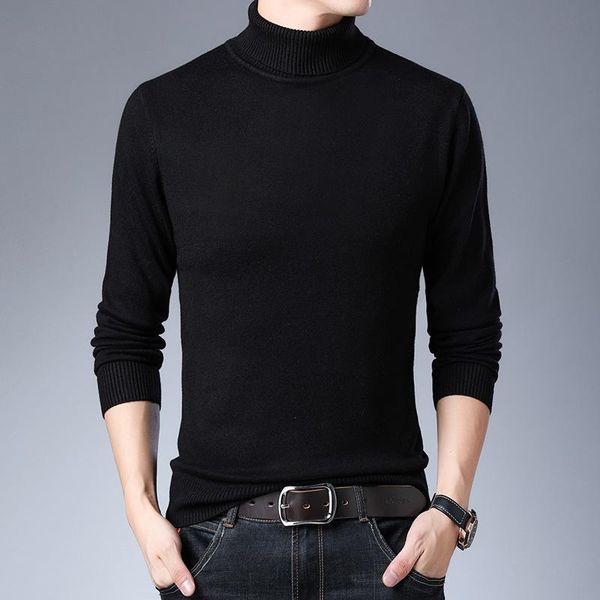 men's sweaters men cashmere cotton turtleneck sweater slim fit basic pullover male knitted high collar solid color autumn winter, White;black
men's sweaters men cashmere cotton turtleneck sweater slim fit basic pullover male knitted high collar solid color autumn winter, White;black