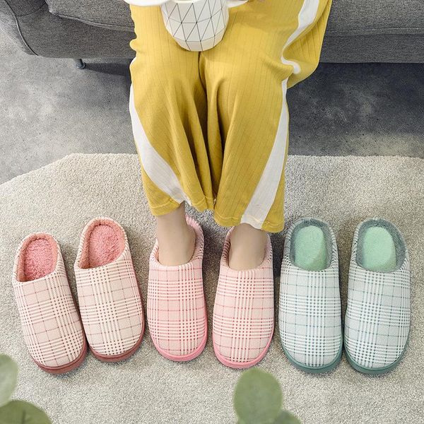 slippers plush lattice pattern non-slip indoor soft stuffed keep warm home floor shoes couple winter flip flops toy drop, Black
slippers plush lattice pattern non-slip indoor soft stuffed keep warm home floor shoes couple winter flip flops toy drop, Black