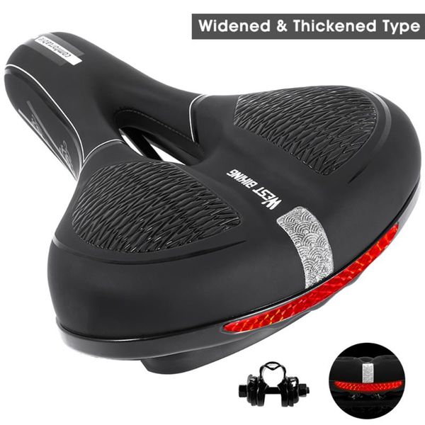 bike saddles west biking pvc leather saddle bicycle reflective pad cushion cover seat comfortable soft mtb road shockproof
bike saddles west biking pvc leather saddle bicycle reflective pad cushion cover seat comfortable soft mtb road shockproof
