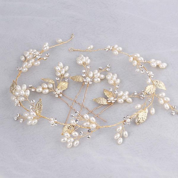 hair clips & barrettes dower me gold leaf pins bridal headband pearls wedding jewelry vine women accessories headwear, Golden;silver
hair clips & barrettes dower me gold leaf pins bridal headband pearls wedding jewelry vine women accessories headwear, Golden;silver