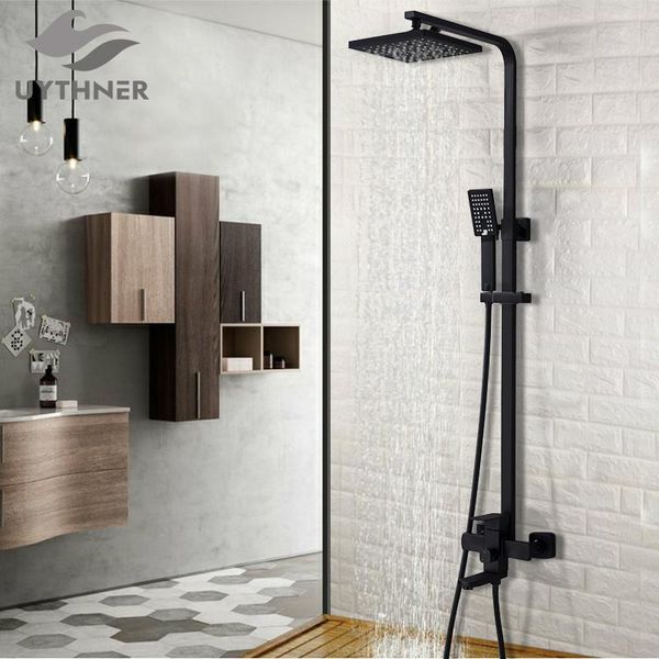 uythner bathroom faucet matte black rain shower bath wall mounted bathtub mixer tap set sets
uythner bathroom faucet matte black rain shower bath wall mounted bathtub mixer tap set sets