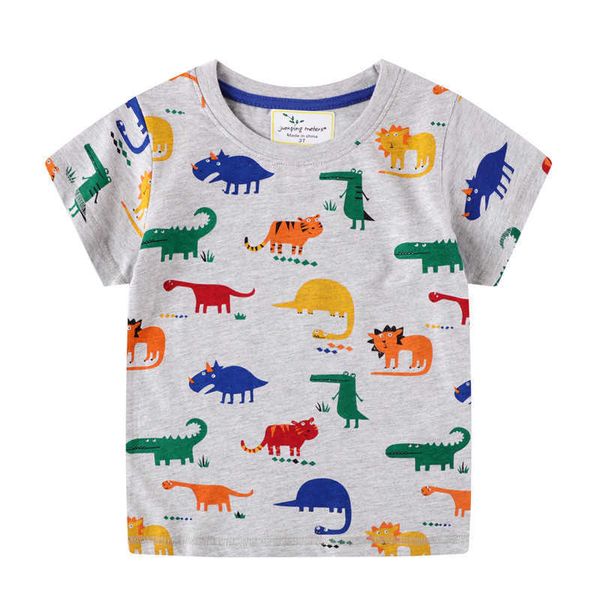 jumping meters arrival children animals t shirts summer boys girls cotton tees dinosaurs 2-7t clothing 210529, Blue
jumping meters arrival children animals t shirts summer boys girls cotton tees dinosaurs 2-7t clothing 210529, Blue