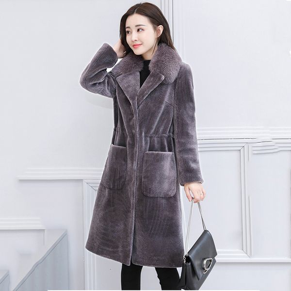 women's fur & faux womens coats winter sheep sheared collar jacket ladies long large size 4xl parka outwear 1adf, Black
women's fur & faux womens coats winter sheep sheared collar jacket ladies long large size 4xl parka outwear 1adf, Black