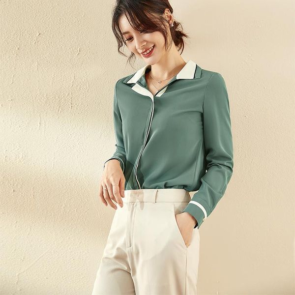women's knits & tees shirt design sense niche 2021 spring and autumn elegant loose long sleeve large size chiffon ol blouse, White
women's knits & tees shirt design sense niche 2021 spring and autumn elegant loose long sleeve large size chiffon ol blouse, White