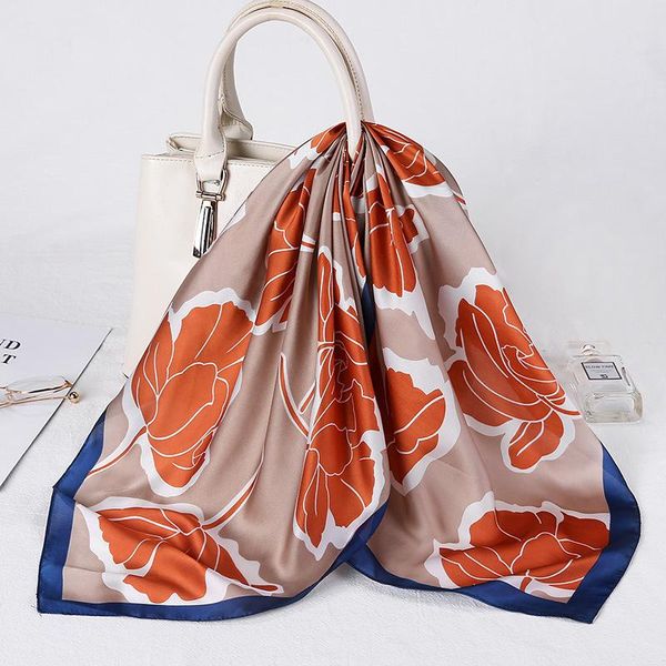 scarves 70*70cm small square scarf female spring and summer floral print imitation silk headband tie bag wholesale, Blue;gray
scarves 70*70cm small square scarf female spring and summer floral print imitation silk headband tie bag wholesale, Blue;gray