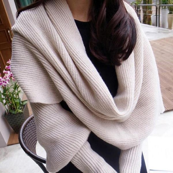 scarves lightweight sleeve wrap sweater scarf ultra long imitation cashmere skin-friendly comfy knitted warm women shawl for home, Blue;gray
scarves lightweight sleeve wrap sweater scarf ultra long imitation cashmere skin-friendly comfy knitted warm women shawl for home, Blue;gray