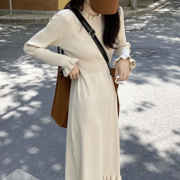 casual dresses small gentle wind knitted skirt autumn winter 2021 waist closing dress bottomed sweater long female rac, Black;gray
casual dresses small gentle wind knitted skirt autumn winter 2021 waist closing dress bottomed sweater long female rac, Black;gray