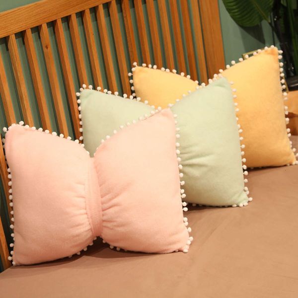 lace solid color bowknot pillow case air conditioning blanket super soft skin friendly home decoration cushion plush toys, White
lace solid color bowknot pillow case air conditioning blanket super soft skin friendly home decoration cushion plush toys, White