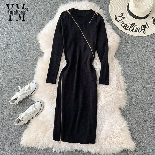 casual dresses yuoomuoo fashion zipper patchwork wear to work dress 2021 elegant knitted black ladies office autumn women bodycon, Black;gray
casual dresses yuoomuoo fashion zipper patchwork wear to work dress 2021 elegant knitted black ladies office autumn women bodycon, Black;gray