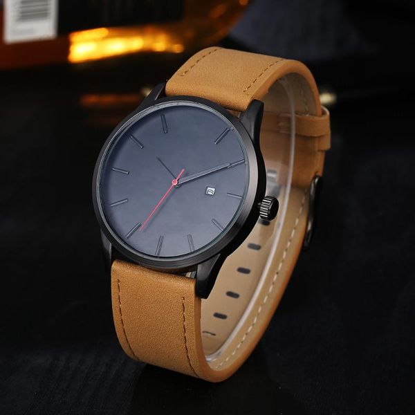 wristwatches fashion large dial quartz men watch leather business casual sport watches male clock wristwatch relogio masculino, Slivery;brown
wristwatches fashion large dial quartz men watch leather business casual sport watches male clock wristwatch relogio masculino, Slivery;brown