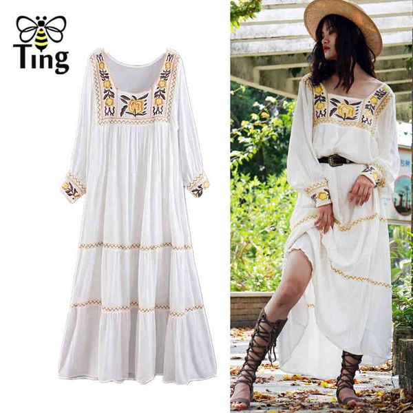 summer beach dress bohemian embroidery long maxi vintage casual vestidos plus size cotton linen 210513, Black;gray
summer beach dress bohemian embroidery long maxi vintage casual vestidos plus size cotton linen 210513, Black;gray