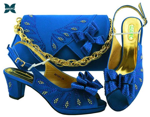 dress shoes royal blue color african and bag matching set with stones women italian design for party wedding, Black
dress shoes royal blue color african and bag matching set with stones women italian design for party wedding, Black