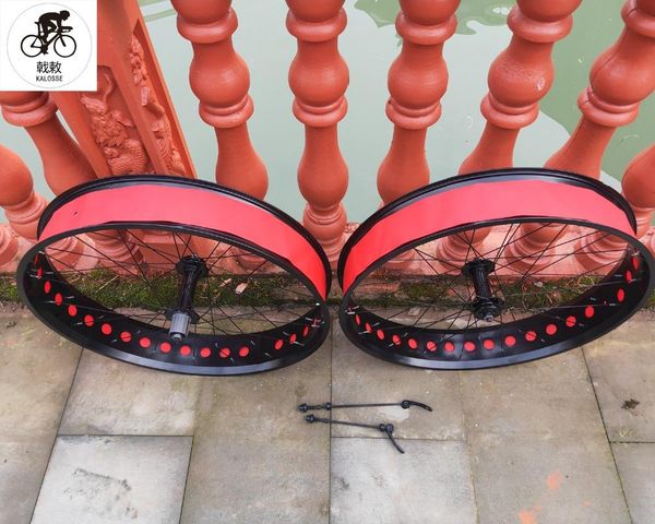 bike wheels kalosse aluminum alloy fat bikes beach 100mm width 26*4.8 tires snow bicycle 36 holes
bike wheels kalosse aluminum alloy fat bikes beach 100mm width 26*4.8 tires snow bicycle 36 holes