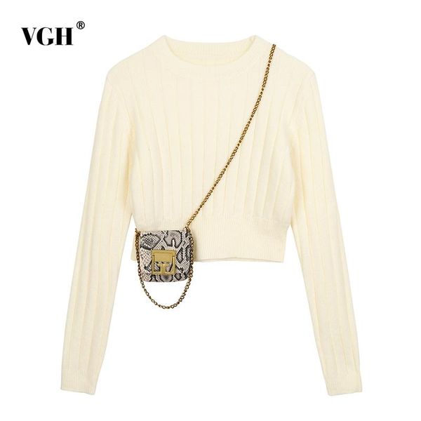 solid minimalist red sweater for women o neck long sleeve with bag korean casual short knitted female fashion 2021 women's knits & tee, White
solid minimalist red sweater for women o neck long sleeve with bag korean casual short knitted female fashion 2021 women's knits & tee, White