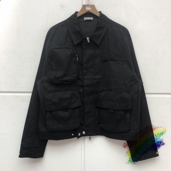 men's jackets 2021fw black multi-pocket jacket men women heavy fabric fashion casual denim coat, Black;brown
men's jackets 2021fw black multi-pocket jacket men women heavy fabric fashion casual denim coat, Black;brown
