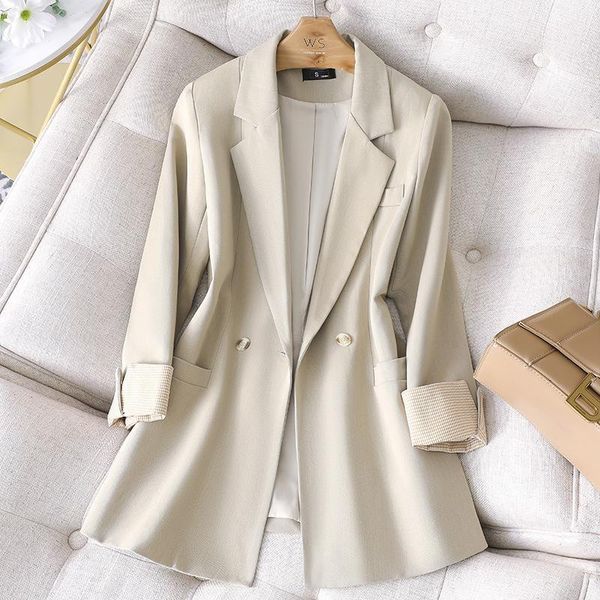 women's suits & blazers 2021 chic blazer coat british style korean loose casual professional black suit top, White;black
women's suits & blazers 2021 chic blazer coat british style korean loose casual professional black suit top, White;black