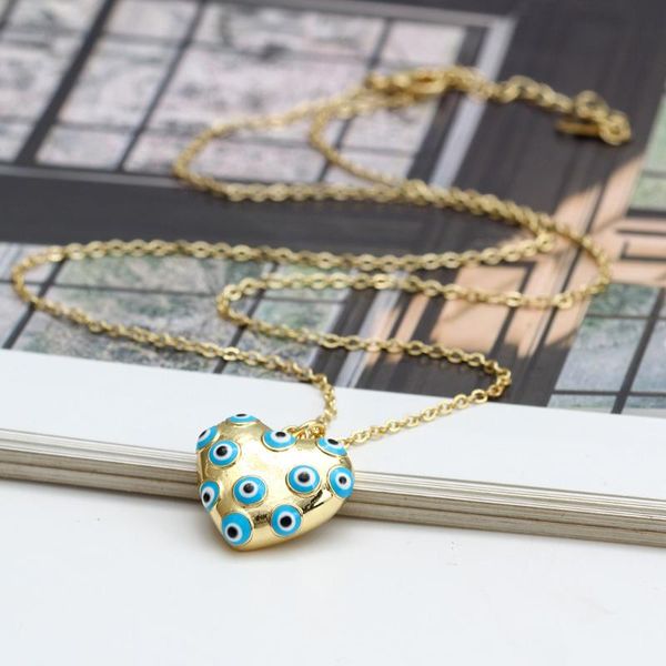pendant necklaces blue evil eye necklace men's women's vintage punk turkish bohemia gift fashion jewelry wholesale, Silver
pendant necklaces blue evil eye necklace men's women's vintage punk turkish bohemia gift fashion jewelry wholesale, Silver