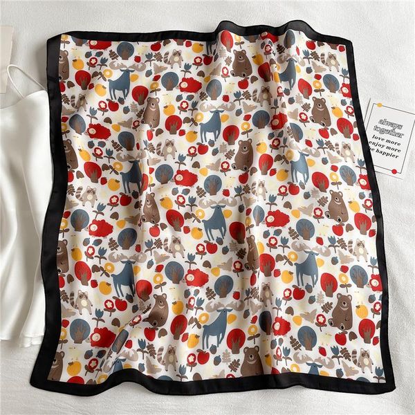 scarves silk spring summer animal square headkerchief for ladies scarf women's floral fashion headscarf women hijab 70cm*70cm hairband, Blue;gray
scarves silk spring summer animal square headkerchief for ladies scarf women's floral fashion headscarf women hijab 70cm*70cm hairband, Blue;gray