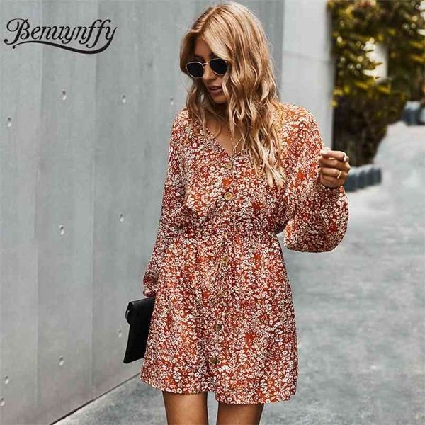 surplice neck button women floral print boho autumn dress v-neck long sleeve a-line drawstring waist mini dresses 210510, Black;gray
surplice neck button women floral print boho autumn dress v-neck long sleeve a-line drawstring waist mini dresses 210510, Black;gray