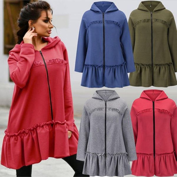 women's hoodies & sweatshirts women autumn winter zipper plus size loose casual fleece sweatshirt coats tracksuits, Black
women's hoodies & sweatshirts women autumn winter zipper plus size loose casual fleece sweatshirt coats tracksuits, Black