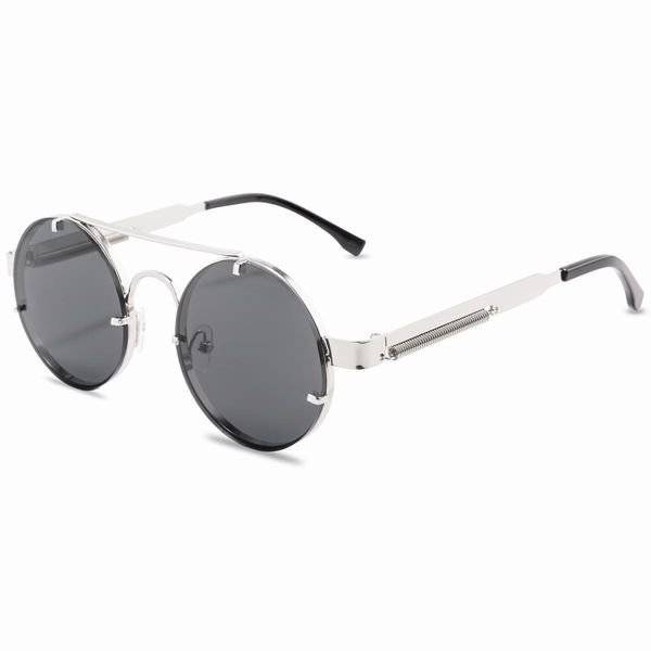 steampunk sunglasses round men 2020 fashion elastic teaples brand designer vintage rimless sun glasses for women lentes de sol, White;black
steampunk sunglasses round men 2020 fashion elastic teaples brand designer vintage rimless sun glasses for women lentes de sol, White;black
