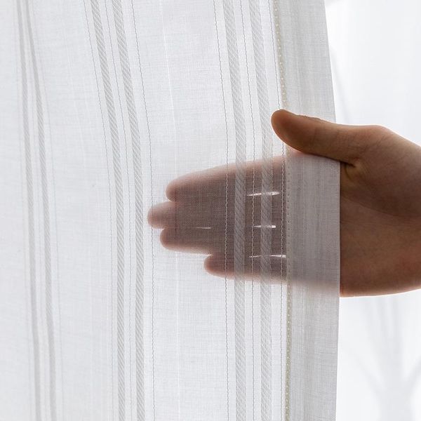 curtain & drapes white striped sheer for living room bedroom el modern light luxury translucent voile french window blinds rideaux
curtain & drapes white striped sheer for living room bedroom el modern light luxury translucent voile french window blinds rideaux