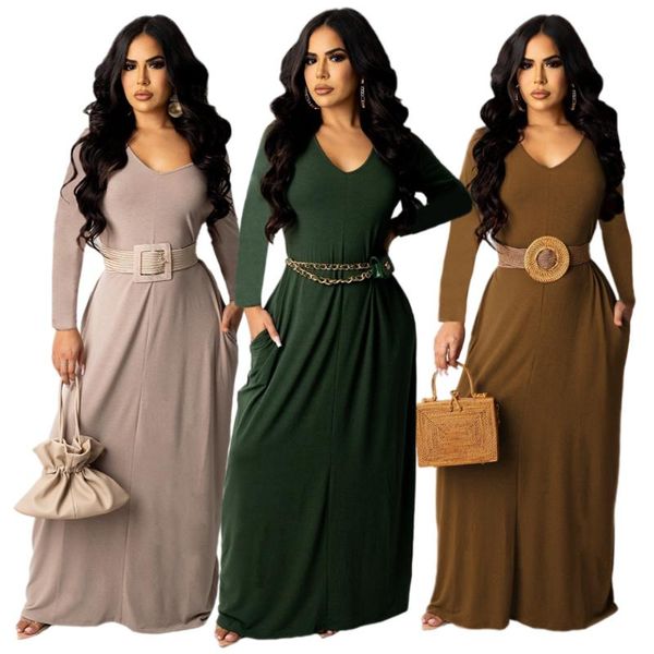 casual dresses somoshein s-2xl 2021 autumn for women fashion temperament long sleeve v neck evening dress wholesale dropshopping, Black;gray
casual dresses somoshein s-2xl 2021 autumn for women fashion temperament long sleeve v neck evening dress wholesale dropshopping, Black;gray