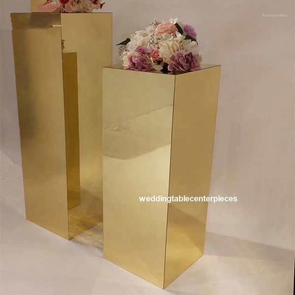 party decoration wholesales gold rectangle square shape wedding flower display stand for walkway tb00131
party decoration wholesales gold rectangle square shape wedding flower display stand for walkway tb00131