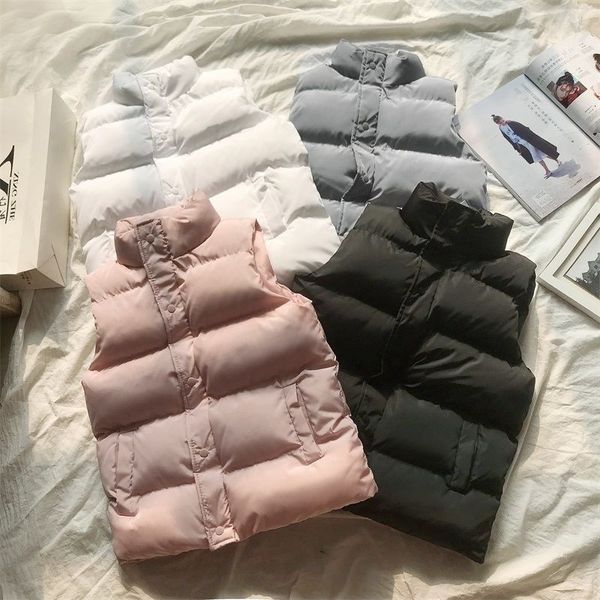 vests 2021 autumn and winter korean fashion versatile casual stand collar thickened short down cotton vt women's bread et, Black;white
vests 2021 autumn and winter korean fashion versatile casual stand collar thickened short down cotton vt women's bread et, Black;white