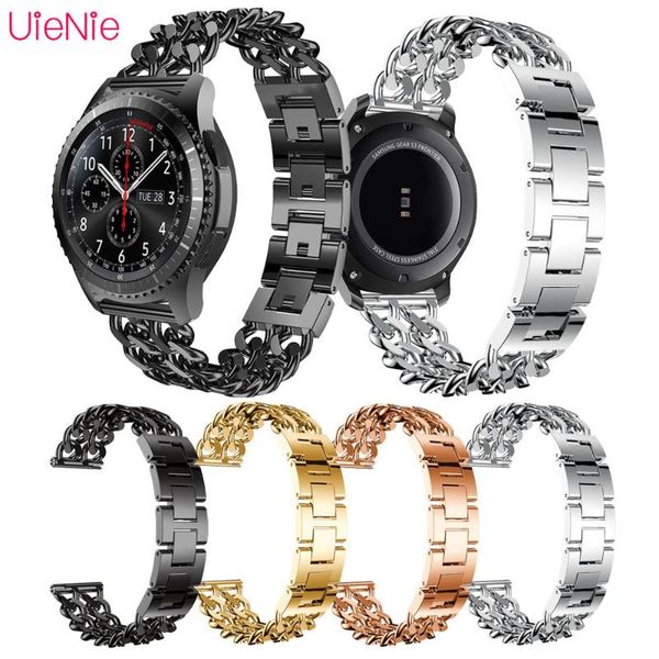 watch bands for samsung galaxy 46mm double row denim chain wristband alloy strap gear s3 22mm bracelet accessories, Black;brown
watch bands for samsung galaxy 46mm double row denim chain wristband alloy strap gear s3 22mm bracelet accessories, Black;brown