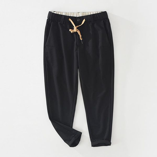 men's pants 2603 men casual youthful style fashion urban straight elastic waist drawstring black zipper all-match male trousers
men's pants 2603 men casual youthful style fashion urban straight elastic waist drawstring black zipper all-match male trousers