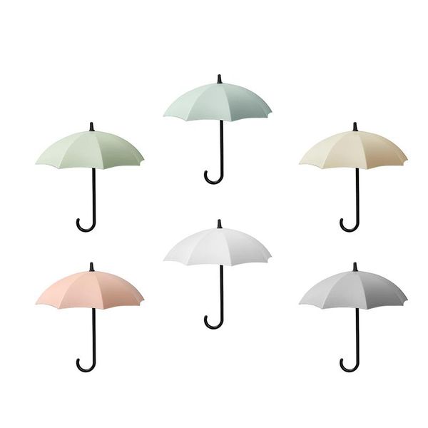 hooks & rails 3pc storage hook creative umbrella shape colorful key hanger holder home bedroom wall decoration accessories load weight 0.2kg
hooks & rails 3pc storage hook creative umbrella shape colorful key hanger holder home bedroom wall decoration accessories load weight 0.2kg
