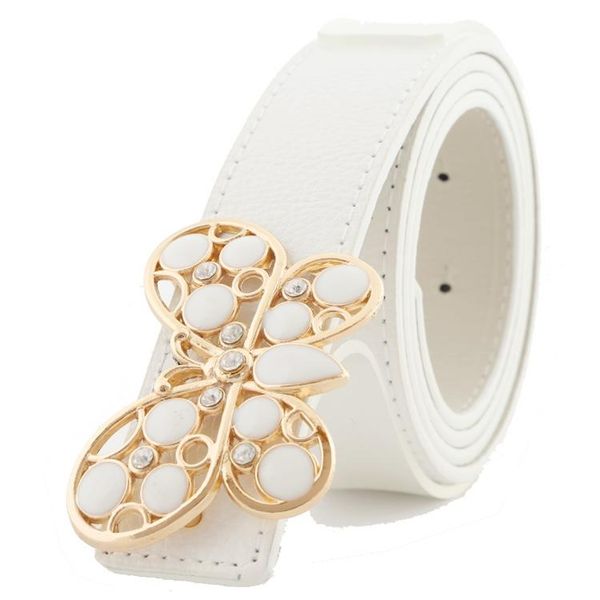 belts lady belt butterfly water drill decorative wide leisure fashion trend white youth smooth buckle belt., Black;brown
belts lady belt butterfly water drill decorative wide leisure fashion trend white youth smooth buckle belt., Black;brown