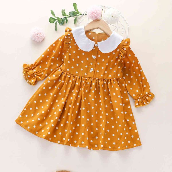 girl's dresses dress spring autumn for girls children clothes polka dot pattern kids costume f2nu, Red;yellow
girl's dresses dress spring autumn for girls children clothes polka dot pattern kids costume f2nu, Red;yellow