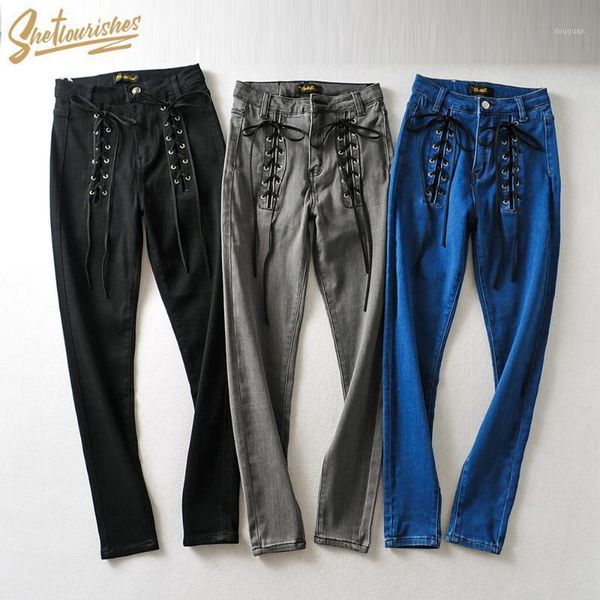 women's pants & capris sheflourishes women jeans pencil high waist slim stretch denim trousers lace-up bow autumn blue femme skinny cas, Black;white
women's pants & capris sheflourishes women jeans pencil high waist slim stretch denim trousers lace-up bow autumn blue femme skinny cas, Black;white