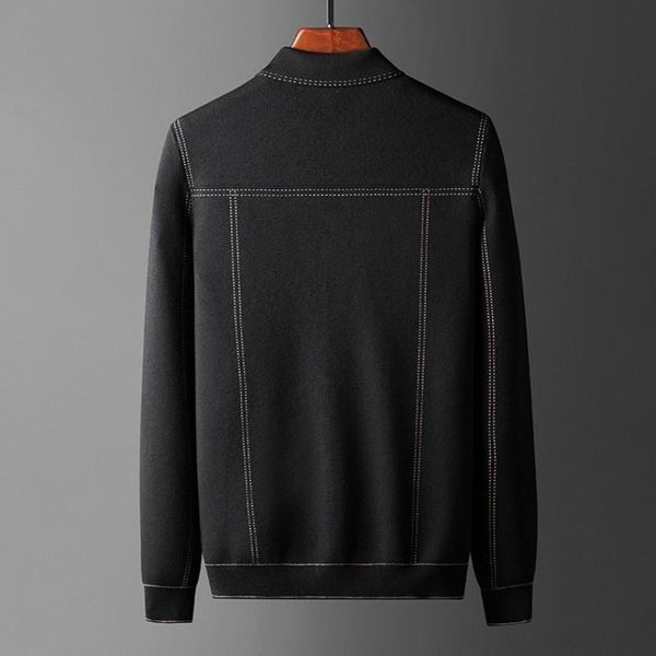 men's sweaters casual business knitted jacket men cardigan slim long sleeve sweater street turn-down collar thicken coat plus size, White;black
men's sweaters casual business knitted jacket men cardigan slim long sleeve sweater street turn-down collar thicken coat plus size, White;black