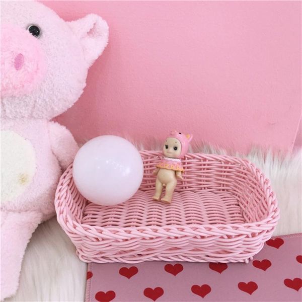 storage baskets e8fe candy color woven plastic basket cosmetic box deskorganizer decor
storage baskets e8fe candy color woven plastic basket cosmetic box deskorganizer decor