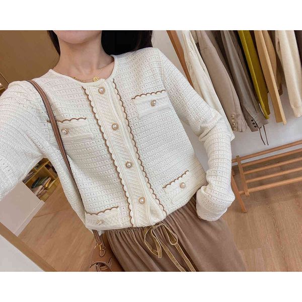 women's knits & tees autumn women sweater short elegant o-neck single-breasted cardigan office ladies urban loose outside knitwear, White
women's knits & tees autumn women sweater short elegant o-neck single-breasted cardigan office ladies urban loose outside knitwear, White