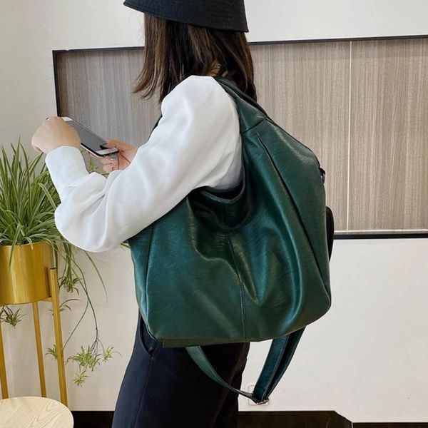 evening bags retro solid shoulder bag women's shopper casual pu leather handbags large capacity commuter purses brand designer tote
evening bags retro solid shoulder bag women's shopper casual pu leather handbags large capacity commuter purses brand designer tote