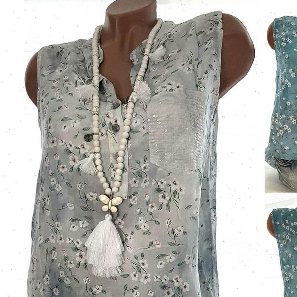 summer boho vintage bohemian sleeveless women shirt clothes dropshipping, White
summer boho vintage bohemian sleeveless women shirt clothes dropshipping, White